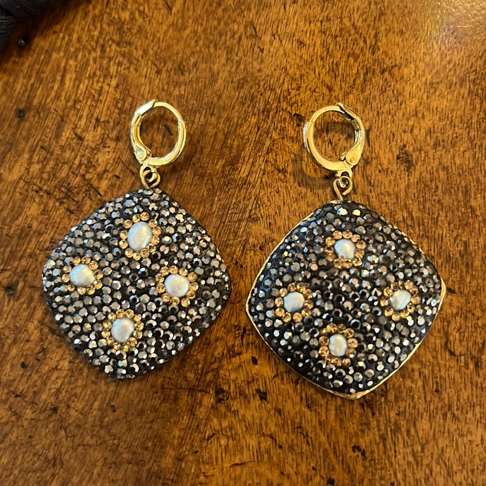 Trendy costume earrings